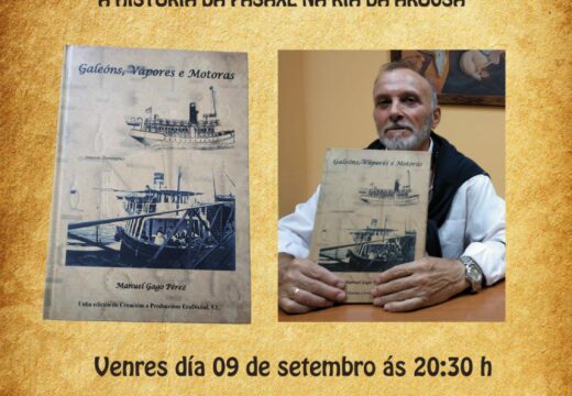 Manuel Gago Pérez presenta na Pobra o seu libro Galeóns, vapores e motoras